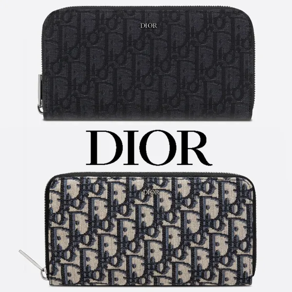 【2026】DIOR*オブリークジャガード ロングウォレット*モノグラム財布 19 x 11 cm