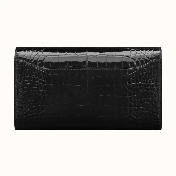 【2026】【HERMES】Constance long wallet アリゲーター ノワー