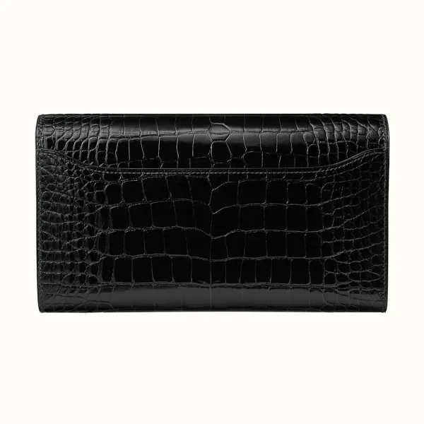 【2026】【HERMES】Constance long wallet アリゲーター ノワー