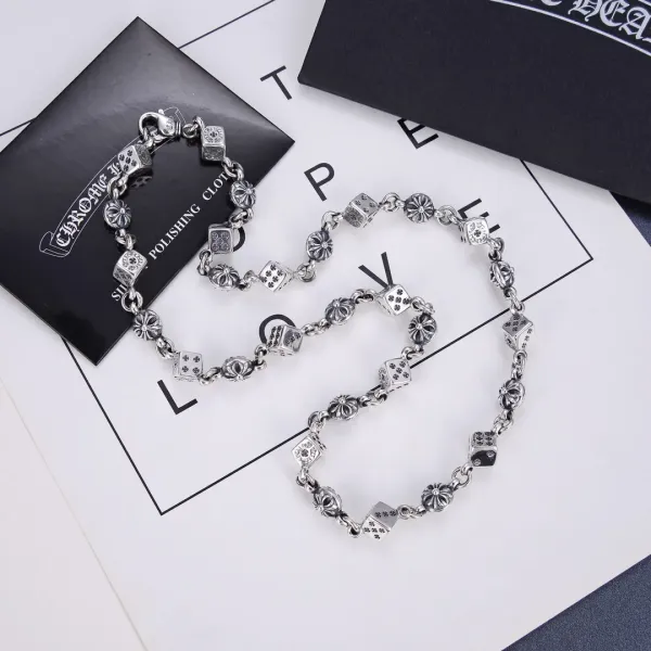 【2026】【CHROME HEARTS】ネックレス、新しいネックレス万能シンプルファッションオーナメント