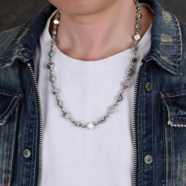 【2026】【CHROME HEARTS】ネックレス、新しいネックレス万能シンプルファッションオーナメント