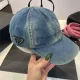 【2026】PRADA 春夏向けのタイダイデニムベースボールキャップとバケットハット