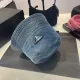 【2026】PRADA 春夏向けのタイダイデニムベースボールキャップとバケットハット
