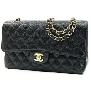 【2026】【CHANEL】マトラッセ25Wフラップチェーンショルダーバッグ A01112 キャビアスキン