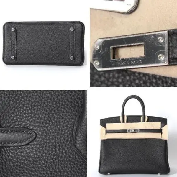 【2026】HERMES エルメス バーキン 25cm トゴ ブラック シルバー金具 25×20×13cm