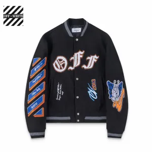 【2026】【OFF-WHITE  公式旗艦店】オフホワイト  野球着  ジャケット着ご好評に付き再入荷！241216