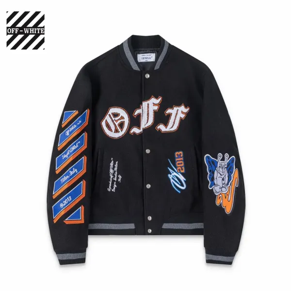 【2026】【OFF-WHITE  公式旗艦店】オフホワイト  野球着  ジャケット着ご好評に付き再入荷！241216