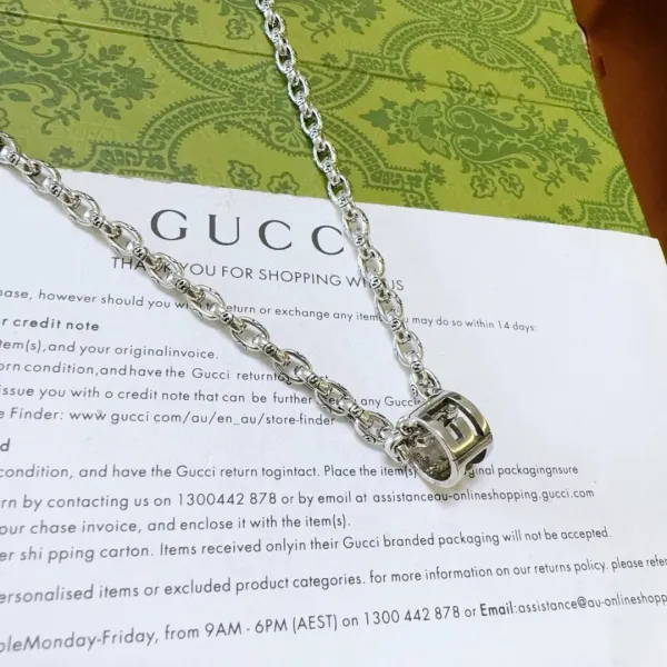 【2026】【GUCCI】ネックレス、新しいネックレス万能シンプルファッションオーナメント241015