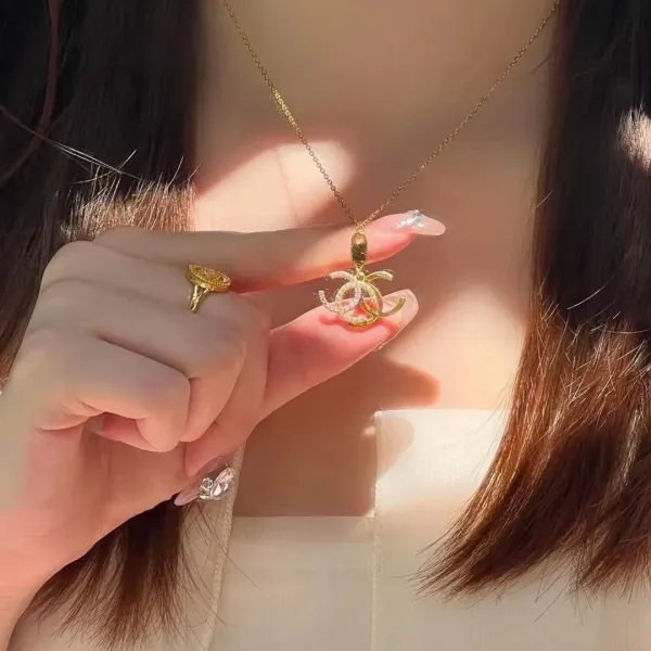 【2026】【CHANEL】ネックレス、新しいネックレス万能シンプルファッションオーナメント 241014
