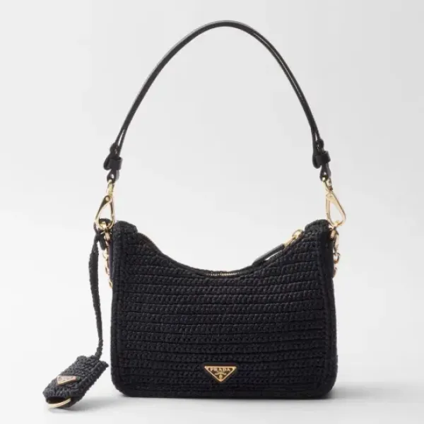 【2026】【大人気】PRADA  プラダ◆Re-edition ミニバッグ チェーン ストラップ付  22*18*6CM  240920