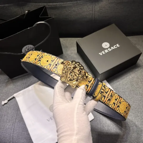 【2026】【VERSACE】(ヴェルサーチ) 4cmベルト メンズ 240912