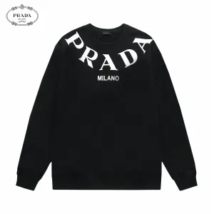 【2026】【PRADA 公式旗艦店】プラダ  丸首の衛衣 スウェットご好評に付き再入荷 240828