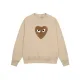 【2026】【COMME DES GARCONS PLAY公式旗艦店】コム デ ギャルソン プレイ丸首の衛衣 スウェット ご好評に付き再入荷 240816