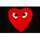 【2026】【COMME DES GARCONS PLAY公式旗艦店】コム デ ギャルソン プレイ丸首の衛衣 スウェット ご好評に付き再入荷 240816