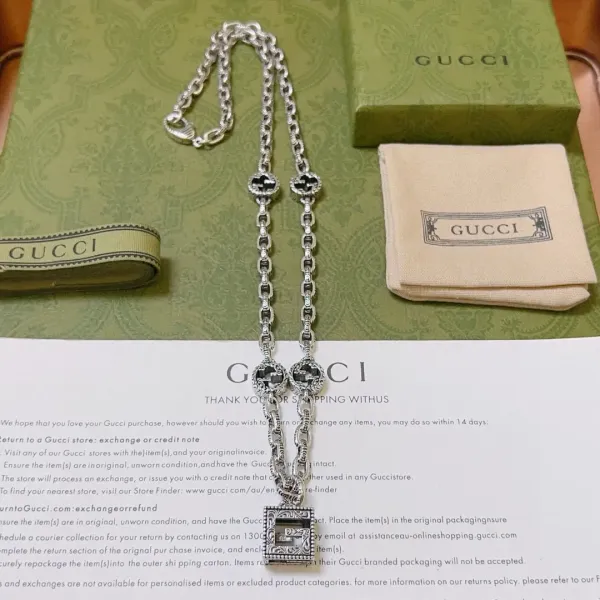【2026】【GUCCI】ネックレス、新しいネックレス万能シンプルファッションオーナメント 240815