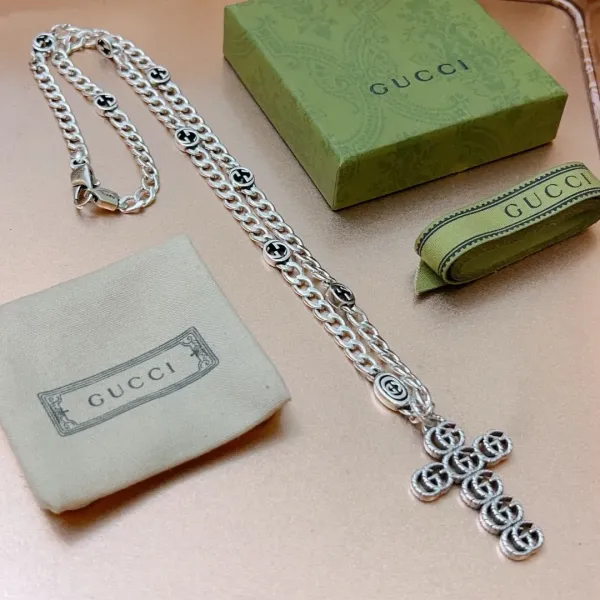 【2026】【GUCCI】ネックレス、新しいネックレス万能シンプルファッションオーナメント 240815