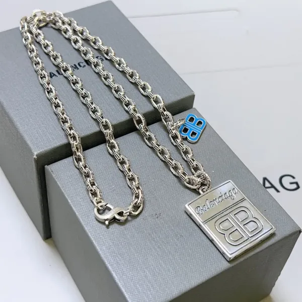 【2026】【BALENCIAGA】ネックレス、新しいネックレス万能シンプルファッションオーナメント  240814
