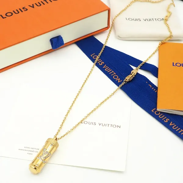 【2026】LV【LOUIS VUITTON】ネックレス、新しいネックレス万能シンプルファッションオーナメント 240813