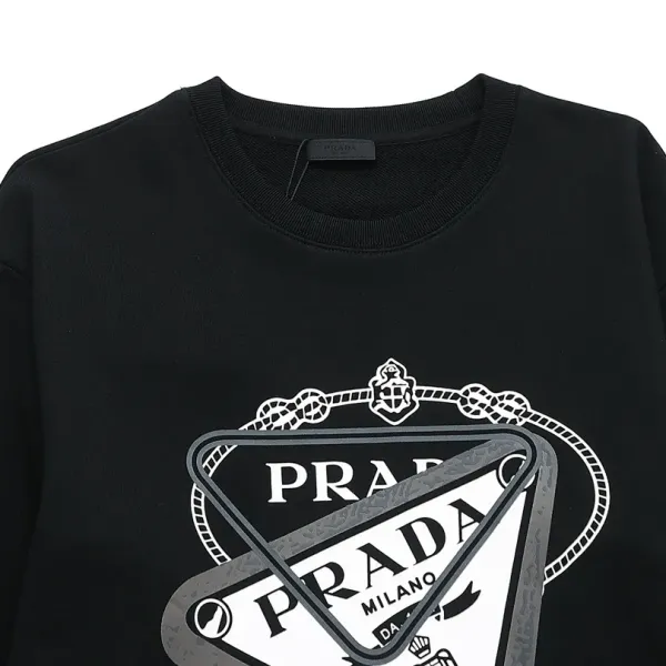 【2026】【PRADA 公式旗艦店】プラダ  丸首の衛衣 スウェットご好評に付き再入荷 240809
