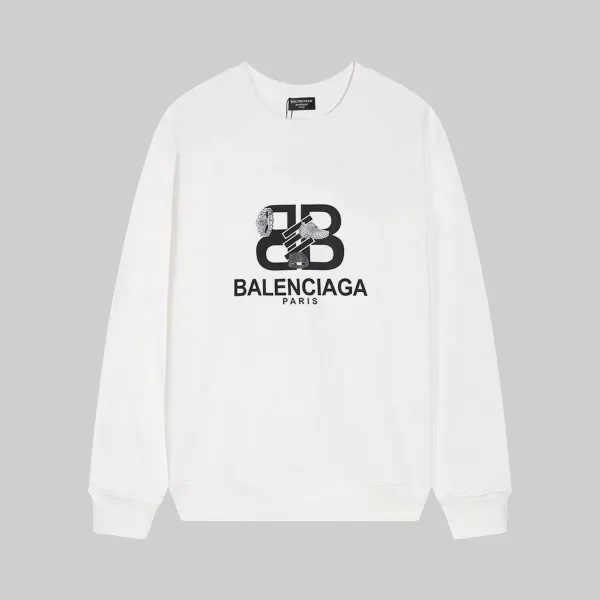 【2026】【BALENCIAGA 公式旗艦店】バレンシアガ 丸首の衛衣 スウェット ご好評に付き再入荷 240809