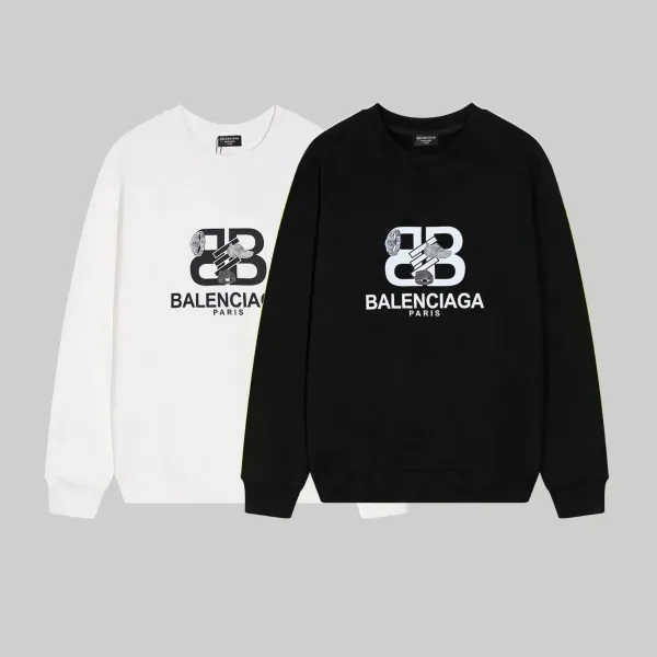 【2026】【BALENCIAGA 公式旗艦店】バレンシアガ 丸首の衛衣 スウェット ご好評に付き再入荷 240809