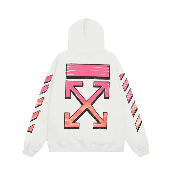 【2026】【OFF-WHITE  公式旗艦店】オフホワイトパーカースウェットご好評に付き再入荷 240806
