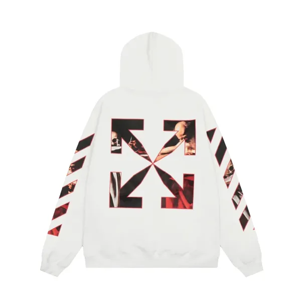 【2026】【OFF-WHITE  公式旗艦店】オフホワイトパーカースウェットご好評に付き再入荷 240806