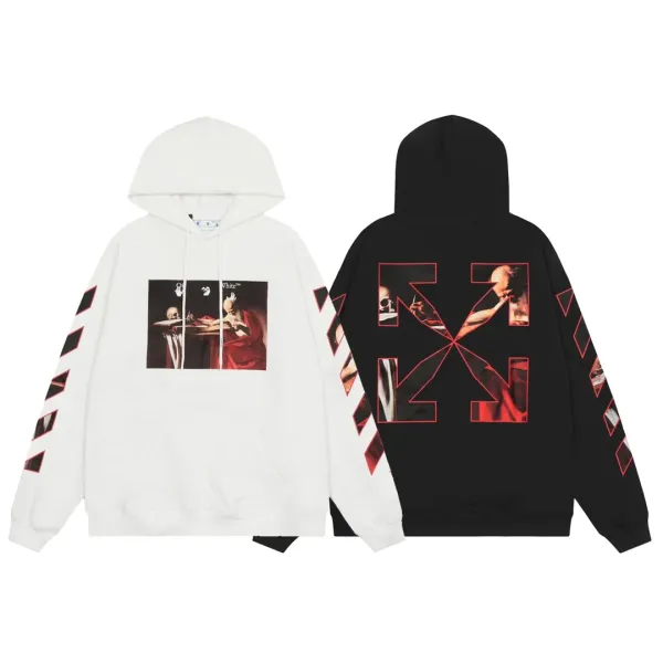【2026】【OFF-WHITE  公式旗艦店】オフホワイトパーカースウェットご好評に付き再入荷 240806