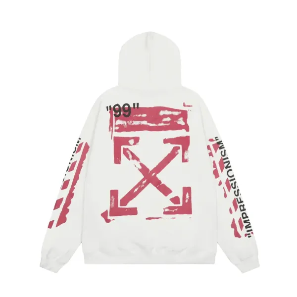【2026】【OFF-WHITE  公式旗艦店】オフホワイトパーカースウェットご好評に付き再入荷 240806