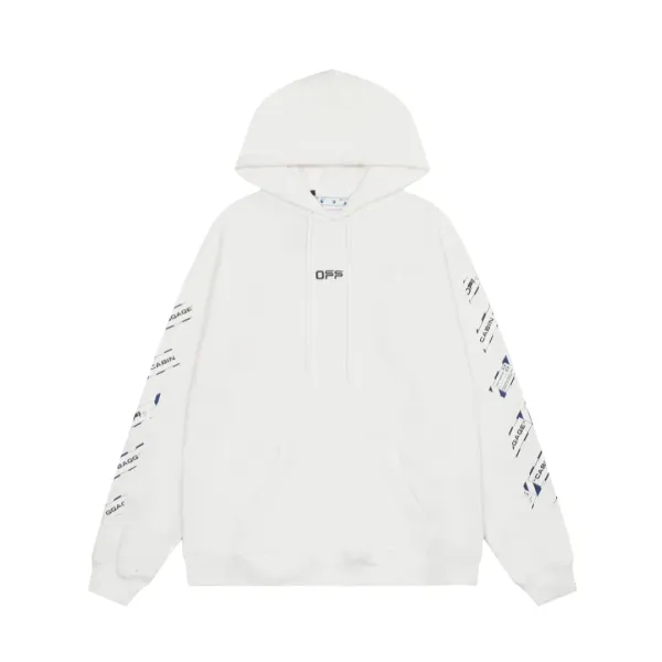 【2026】【OFF-WHITE  公式旗艦店】オフホワイトパーカースウェットご好評に付き再入荷 240806