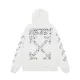 【2026】【OFF-WHITE  公式旗艦店】オフホワイトパーカースウェットご好評に付き再入荷 240806