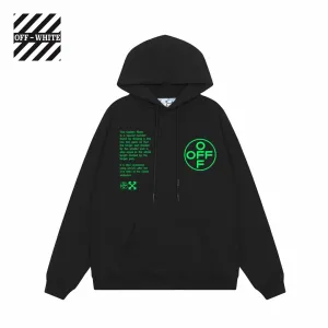 【2026】【OFF-WHITE  公式旗艦店】オフホワイトパーカースウェットご好評に付き再入荷 240806