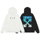 【2026】【OFF-WHITE  公式旗艦店】オフホワイトパーカースウェットご好評に付き再入荷 240806