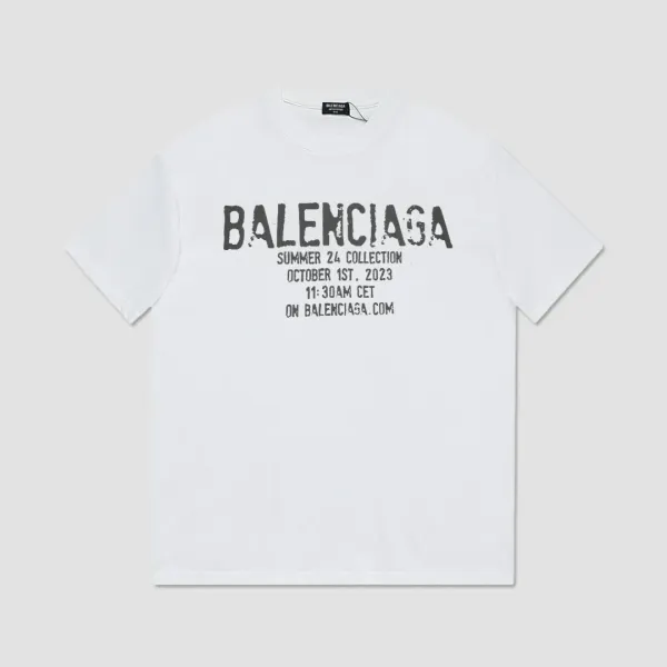【2026】【BALENCIAGA  公式旗艦店】バレンシアガ  Tシャツ ご好評に付き再入荷 240731