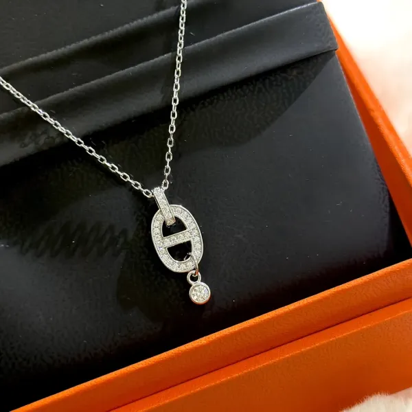 【2026】【HERMES】ネックレス、新しいネックレス万能シンプルファッションオーナメント 240730