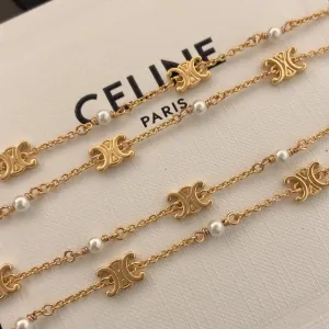 【2026】【CELINE】ネックレス、新しいネックレス万能シンプルファッションオーナメント 240729
