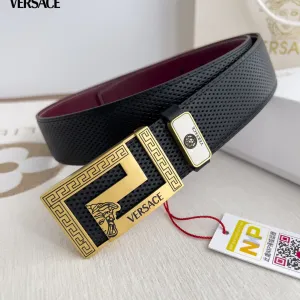 【2026】【VERSACE】(ヴェルサーチ) 3.8cmベルト メンズ 24706