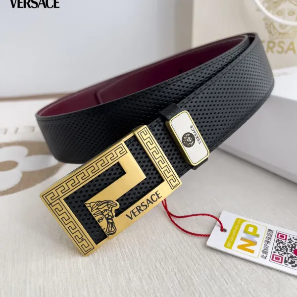 【2026】【VERSACE】(ヴェルサーチ) 3.8cmベルト メンズ 24706
