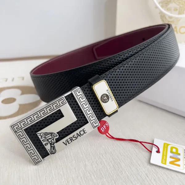 【2026】【VERSACE】(ヴェルサーチ) 3.8cmベルト メンズ 24706