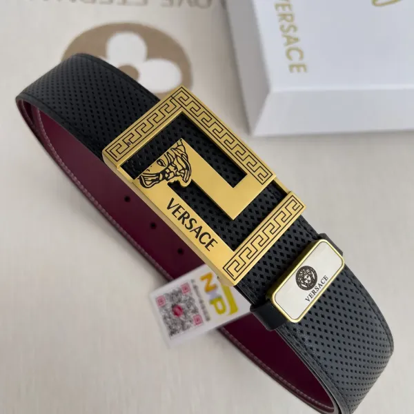 【2026】【VERSACE】(ヴェルサーチ) 3.8cmベルト メンズ 24706