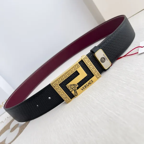 【2026】【VERSACE】(ヴェルサーチ) 3.8cmベルト メンズ 24706