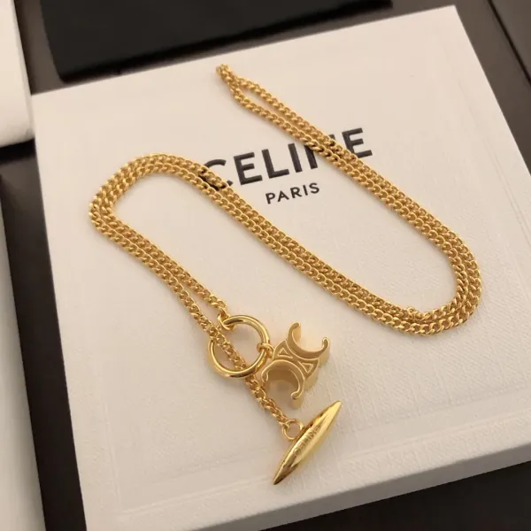 【2026】【CELINE】ネックレス、新しいネックレス万能シンプルファッションオーナメント 2474