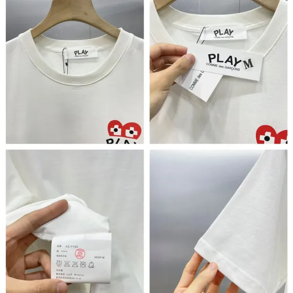【2026】【COMME DES GARCONS PLAY 公式旗艦店】 コム デ ギャルソン プレイ   Tシャツご好評に付き再入荷 24628