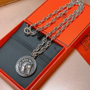 【2026】【HERMES】ネックレス、新しいネックレス万能シンプルファッションオーナメント