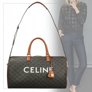【2026】《大人かわいい》【CELINE】セリーヌ トリオンフミディアムトラベルバッグ 45*30*21cm