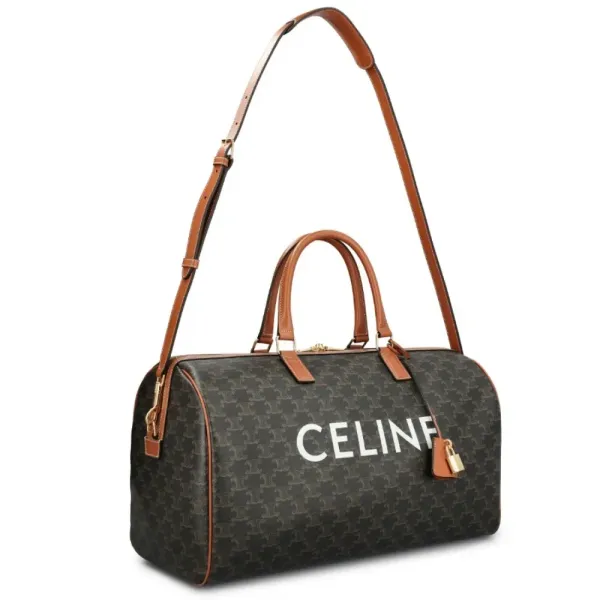 【2026】《大人かわいい》【CELINE】セリーヌ トリオンフミディアムトラベルバッグ 45*30*21cm
