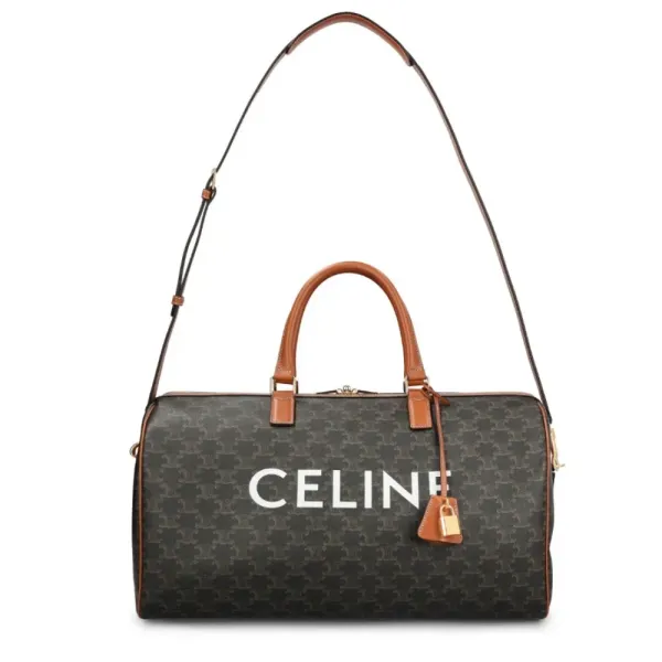 【2026】《大人かわいい》【CELINE】セリーヌ トリオンフミディアムトラベルバッグ 45*30*21cm