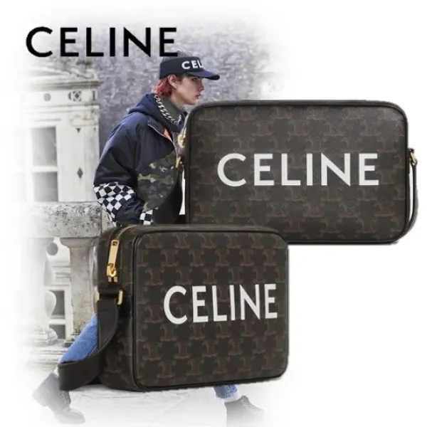 【2026】国内即発 人気 CELINE セリーヌ トリオンフミディアム ショルダーバッグ 23 *15 *5 CM
