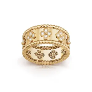 【2026】【Vancleef & Arpels】 ペルレ クローバー リング、スモールモデル
