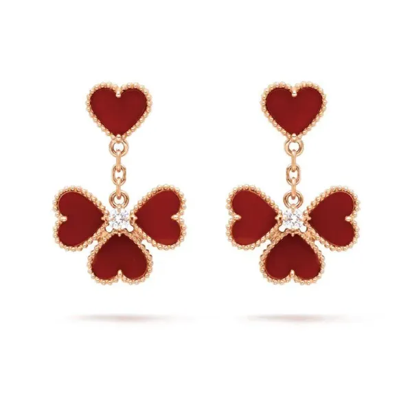 【2026】【Vancleef & Arpels】 スウィート アルハンブラ エフイヤージュ ピアス